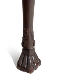 An Irish George III Style Carved Mahogany Console Table