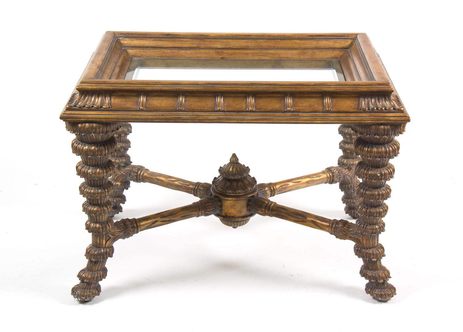 A Rococo Style Giltwood Occasional Table — 20TH CENTURY