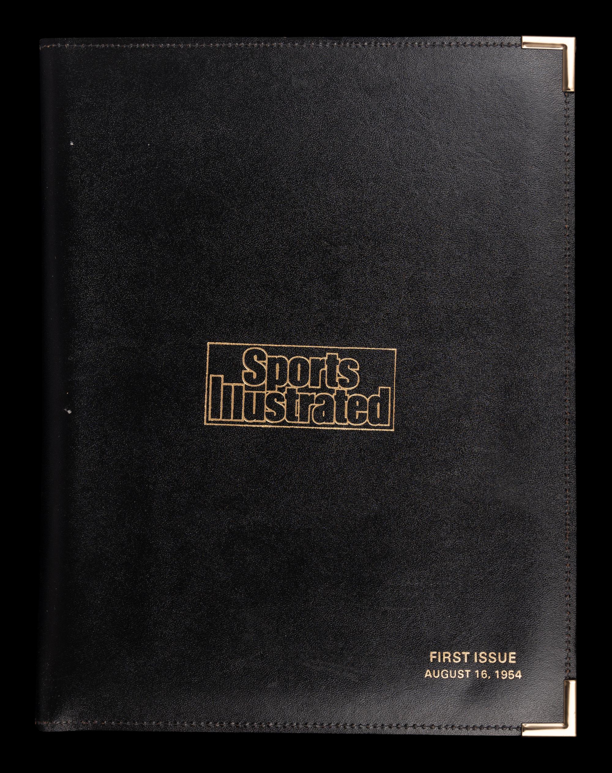An Original 1954 Sports Illustrated First Issue Complete With Topps Baseball Cards Insert,