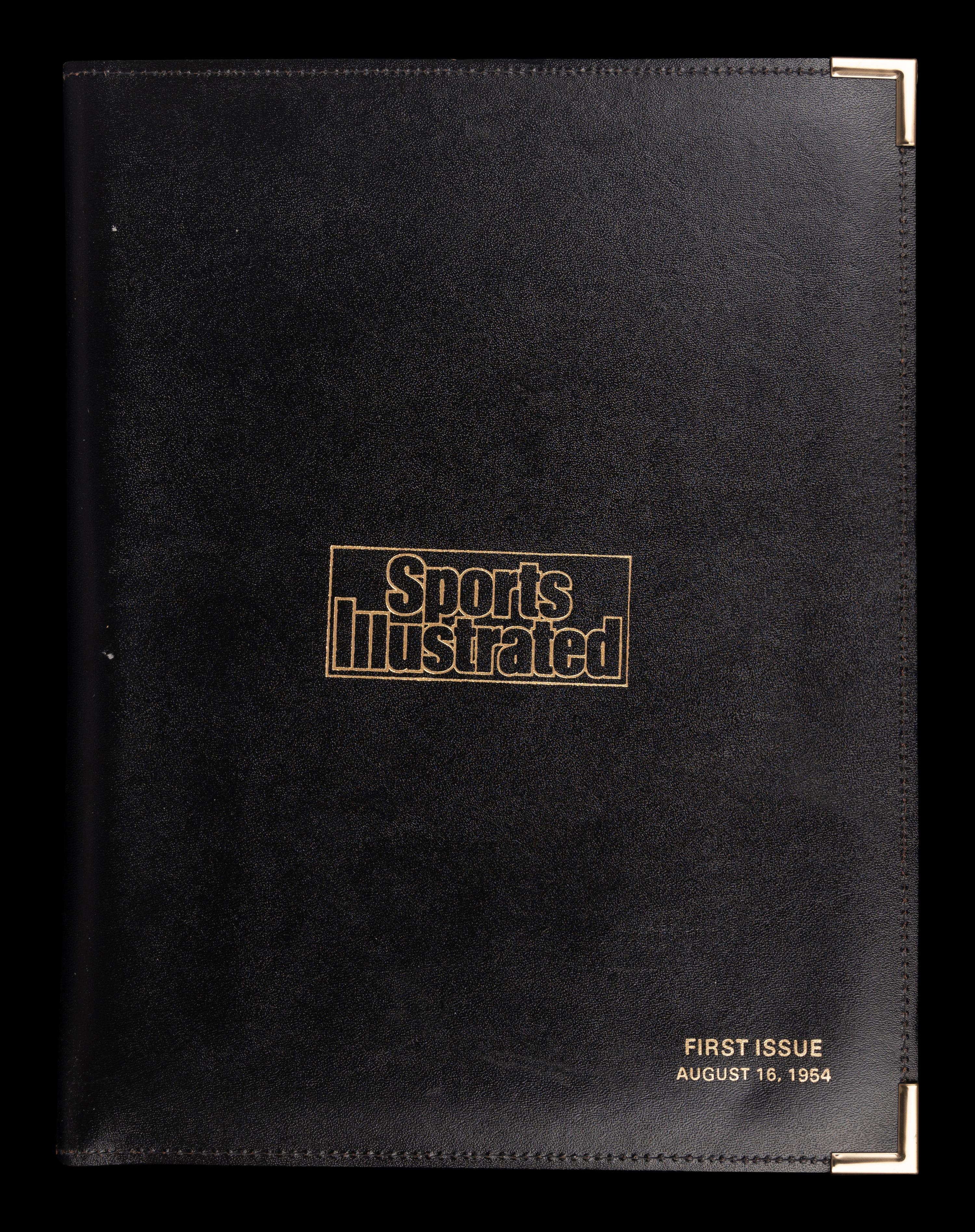 An Original 1954 Sports Illustrated First Issue Complete With Topps Baseball Cards Insert,