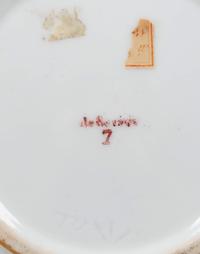A Sevres Porcelain Cup and Saucer Set