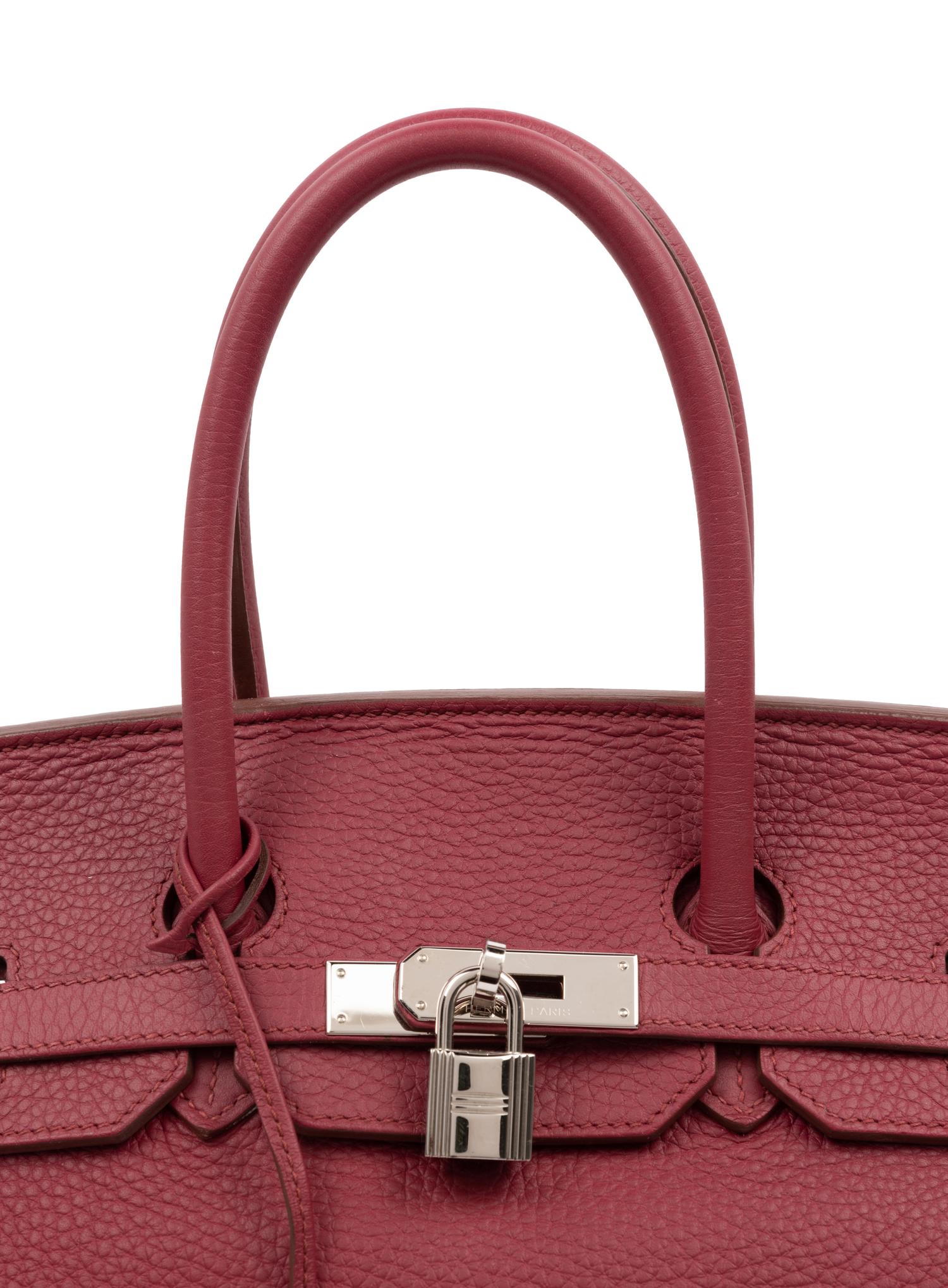 Hermès Ruby Clemence 35cm Birkin, 2000
