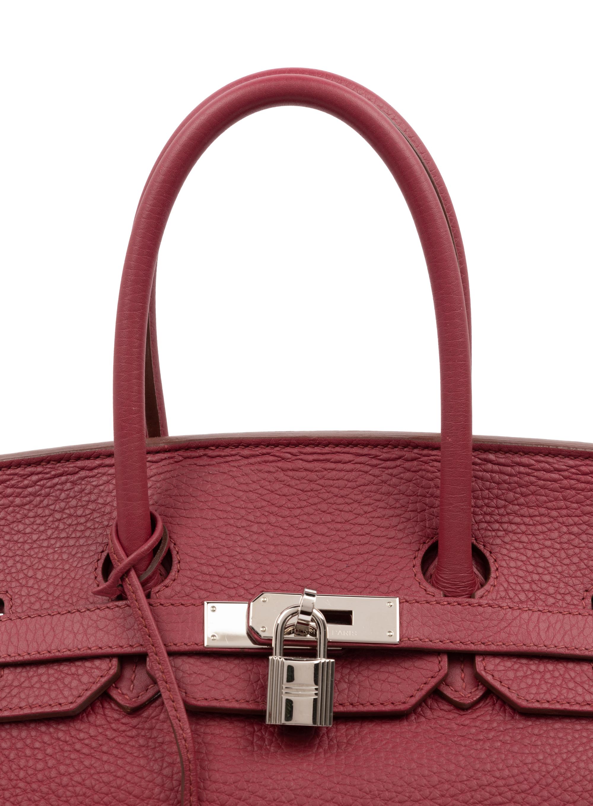Hermès Ruby Clemence 35cm Birkin, 2000