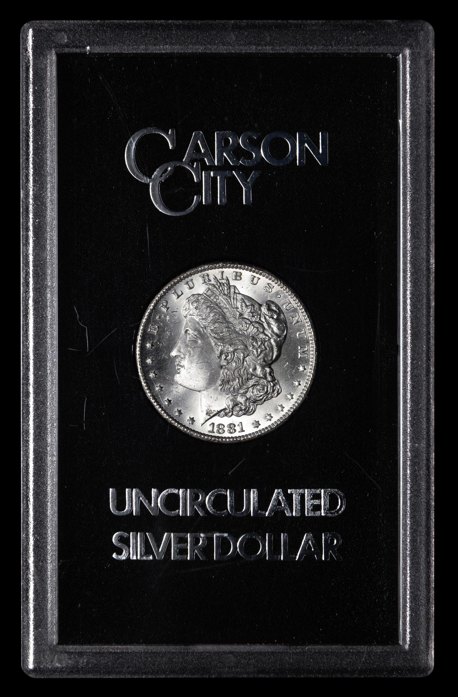 An 1881-CC GSA: Morgan $1 Coin