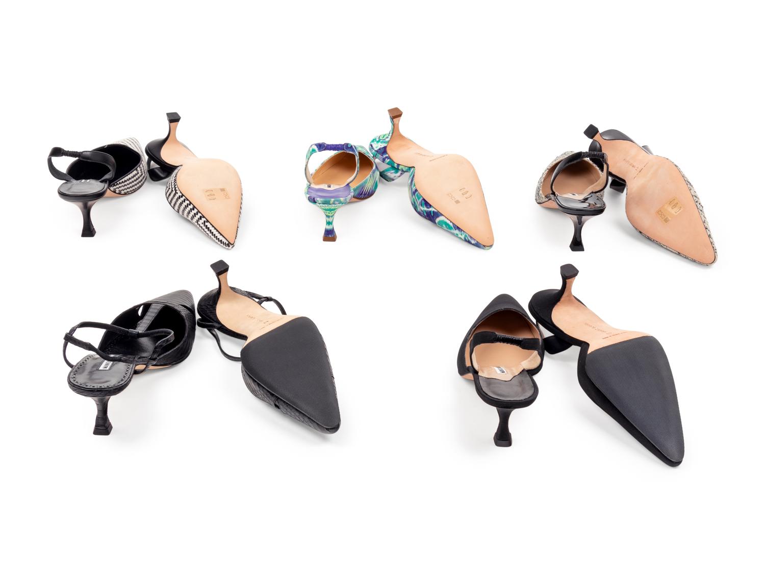 Eleven Pairs of Manolo Blahnik Heels