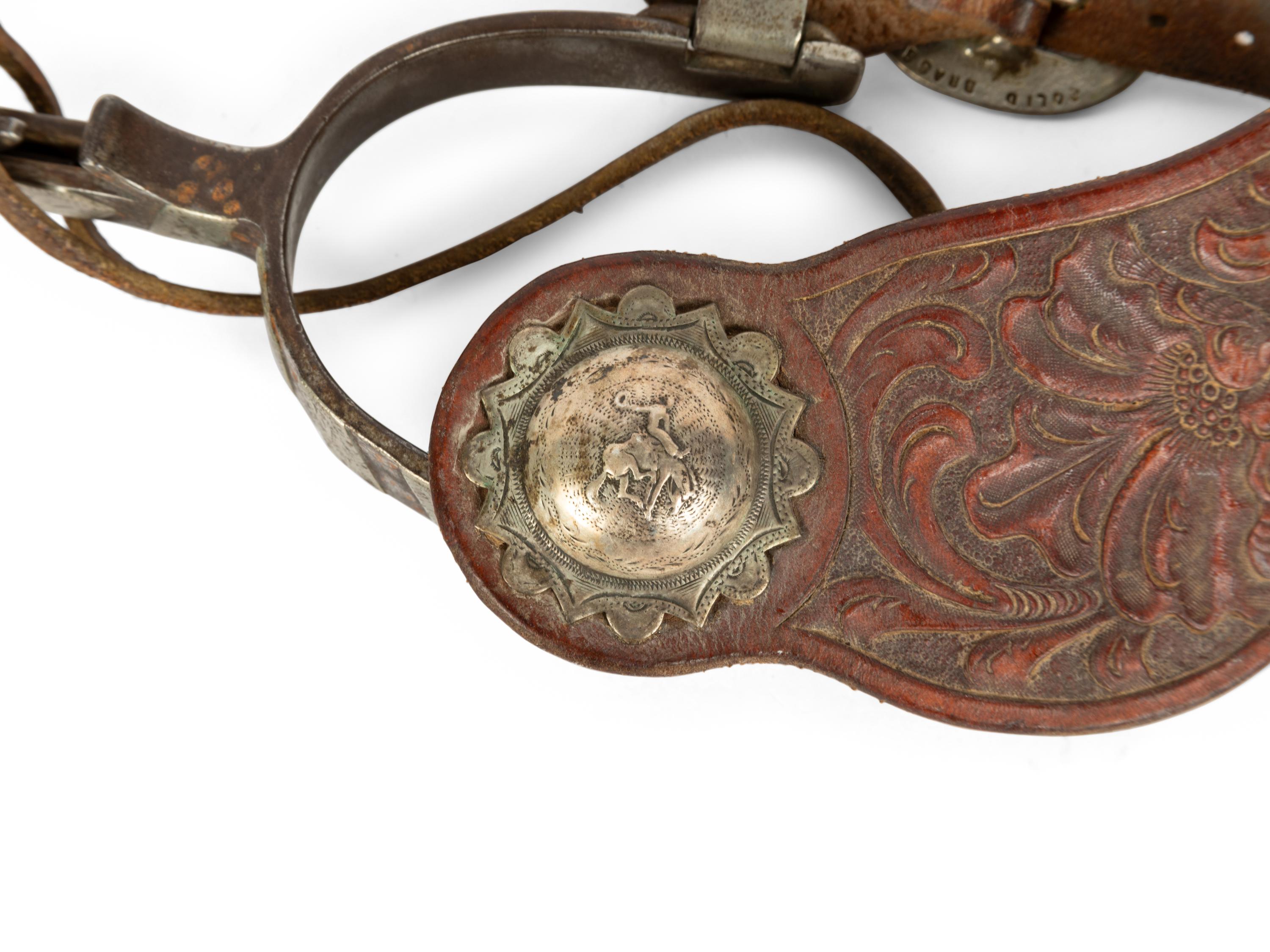 Kelly Brothers Steer Head Spurs and Crokett Spurs