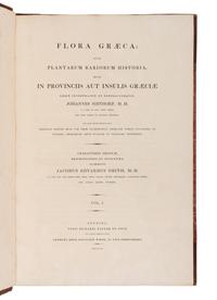 [NATURAL HISTORY]. SIBTHORP, John (1758-1796) and Sir James Edward SMITH (1759-1828). Flora Graeca sive plantarum rariorum historia . London: Richard Taylor, 1806-1813.