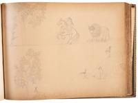 "Drawings Presented to Rev. Pius Boehm by His Little Indian Children." [Crow Creek Reservation, South Dakota.] 4 May 1899.