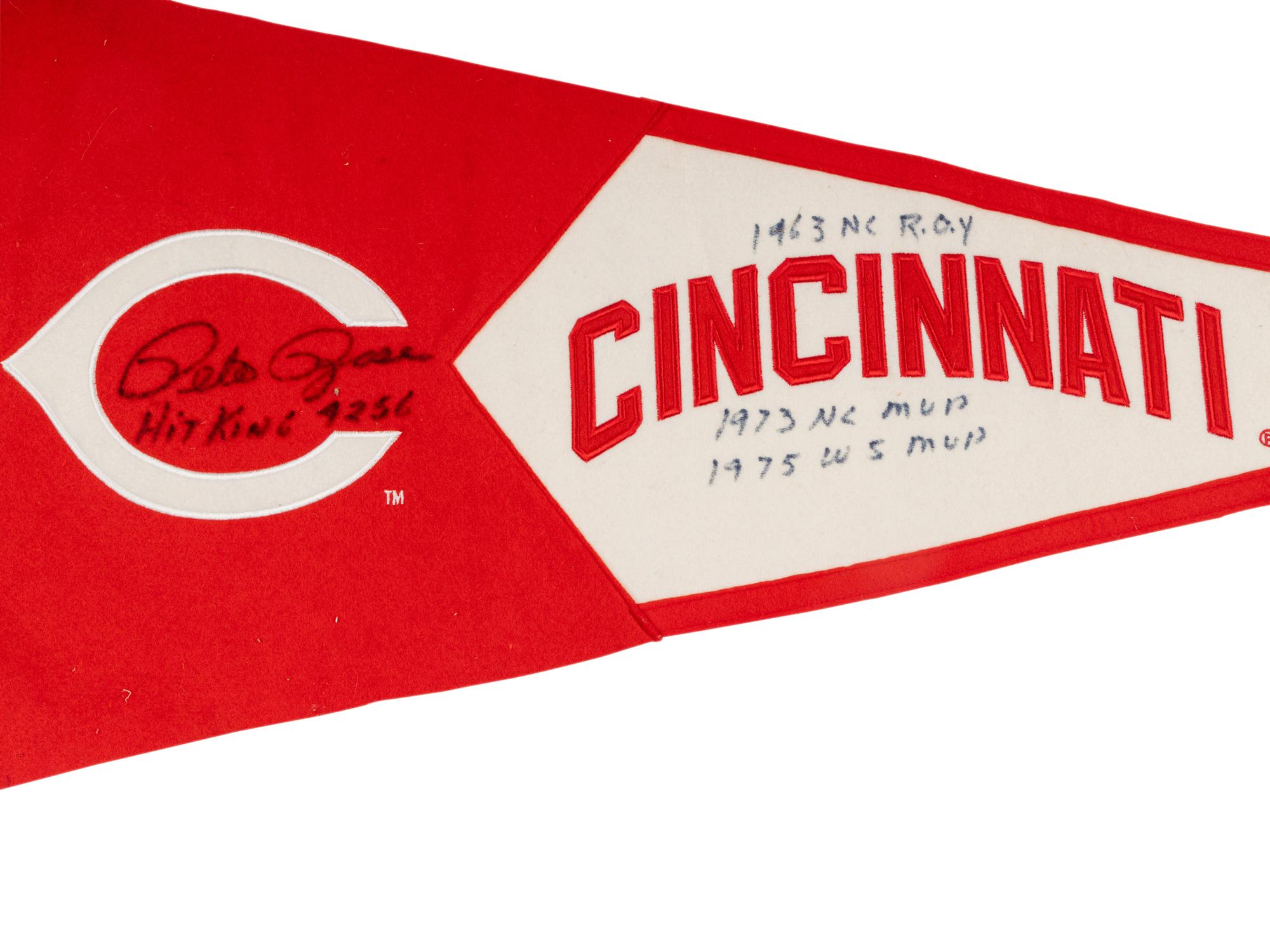 A Large Group of Pete Rose Items Including Multiple Autographs and Full Ticket from 4,192 Career Hit Game,