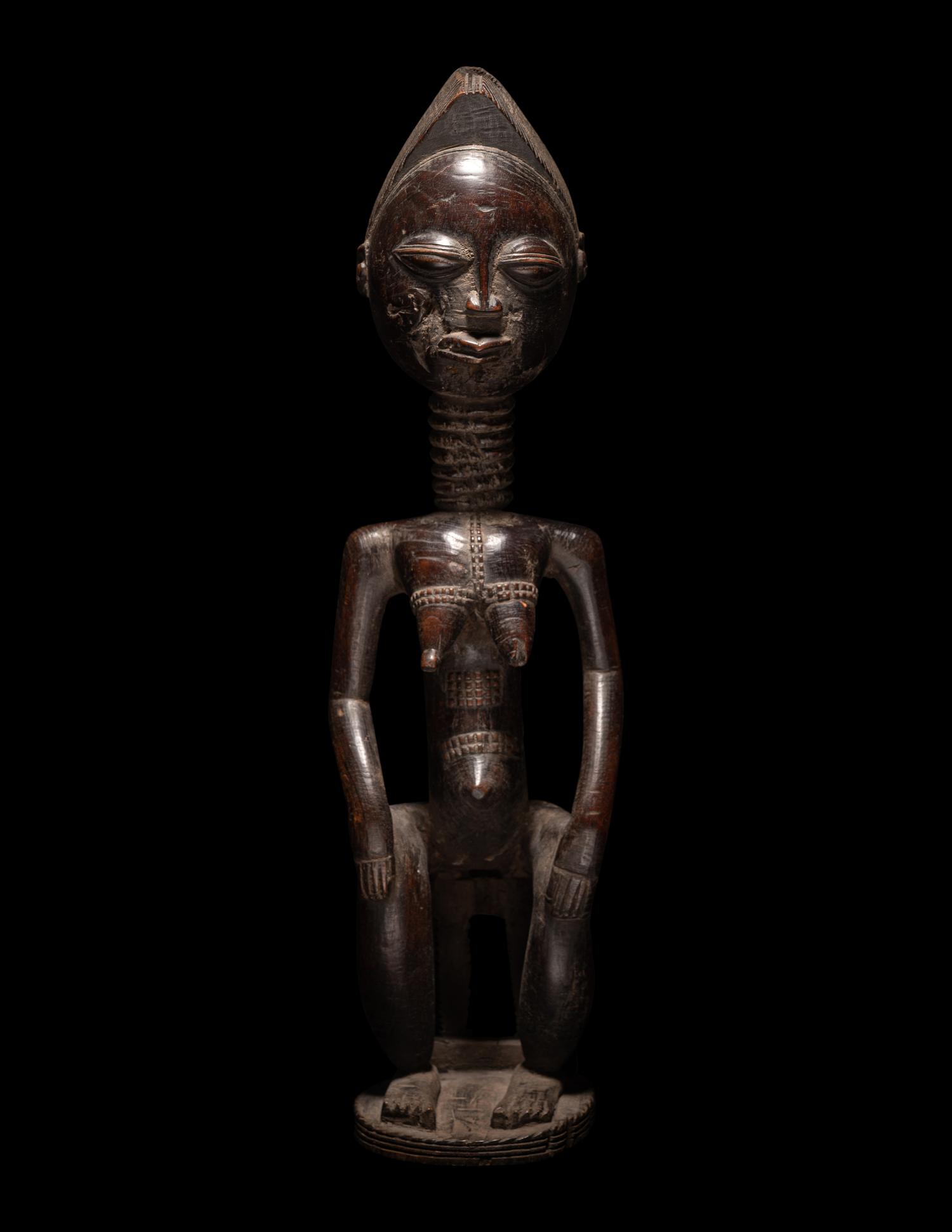 Three African Wood Figures