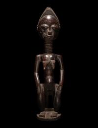 Three African Wood Figures