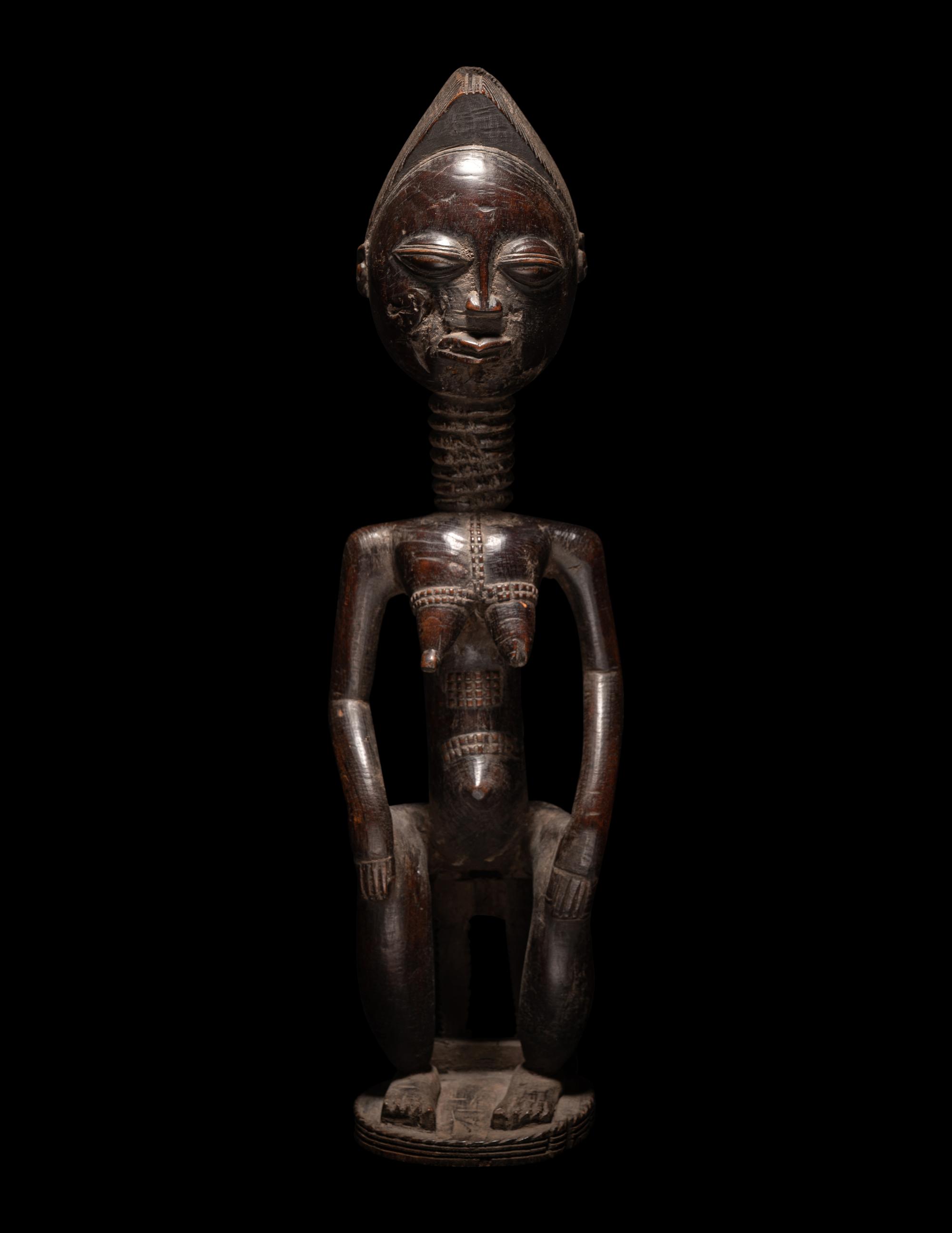 Three African Wood Figures
