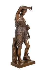 A Bronze Figure of Diana