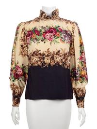 Four High Neck Blouses, Late 1960s-1980s
