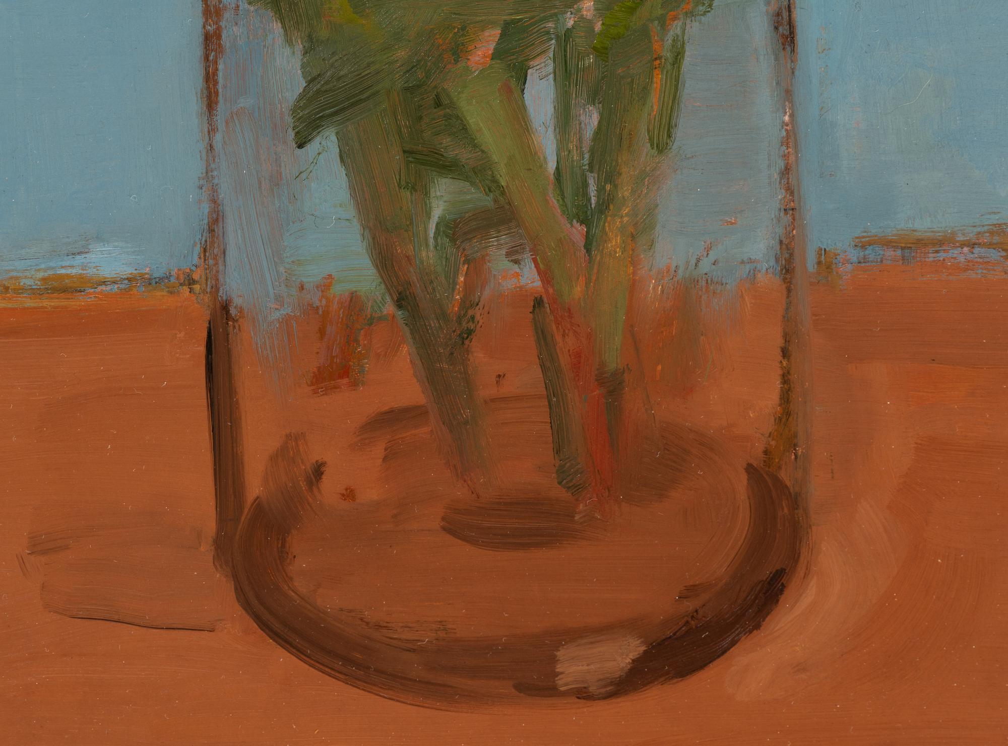 Zinnias in a Glass Vase , 1981