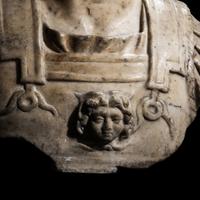 A Roman Marble Bust of the Emperor Trajan