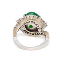 JADE AND DIAMOND RING