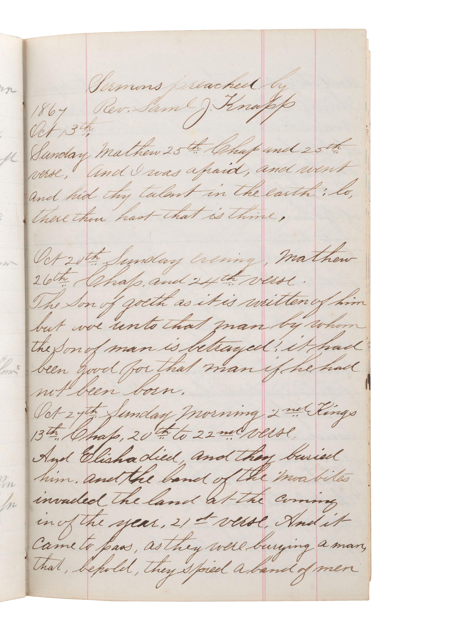 [CIVIL WAR - NAVY.] ALBERT, John E. manuscript diary. 1 September 1862-12 May 1868.