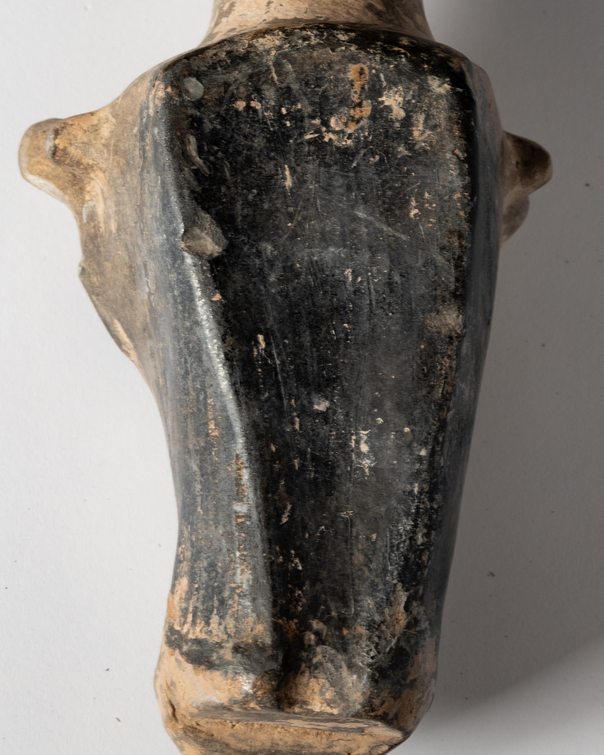 An East Greek Terracotta Rhyton in the Form of a Bull