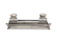 Three Silver-Plate Table Articles