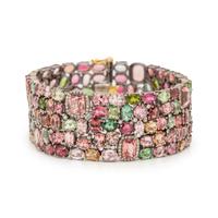 TOURMALINE AND DIAMOND BRACELET