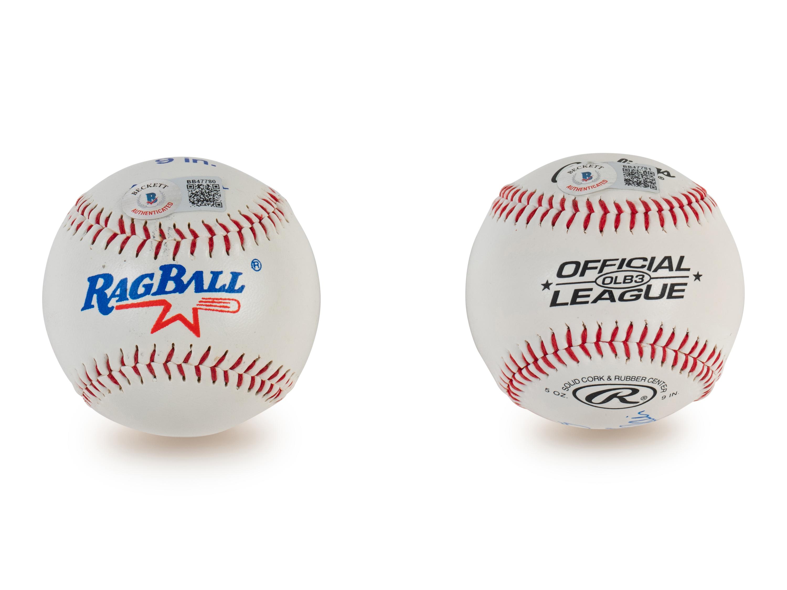 A Group of Ric Flair and Hulk Hogan WWE Wrestling Signed Autograph Baseballs (BAS Beckett Authentication Services Certified),