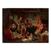 John Faed (Scottish, 1820–1902) — A Happy Family