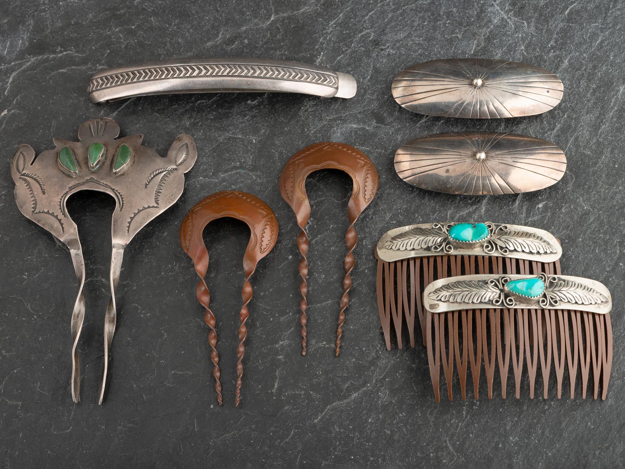 Navajo and Southwestern-style Hair Decorations