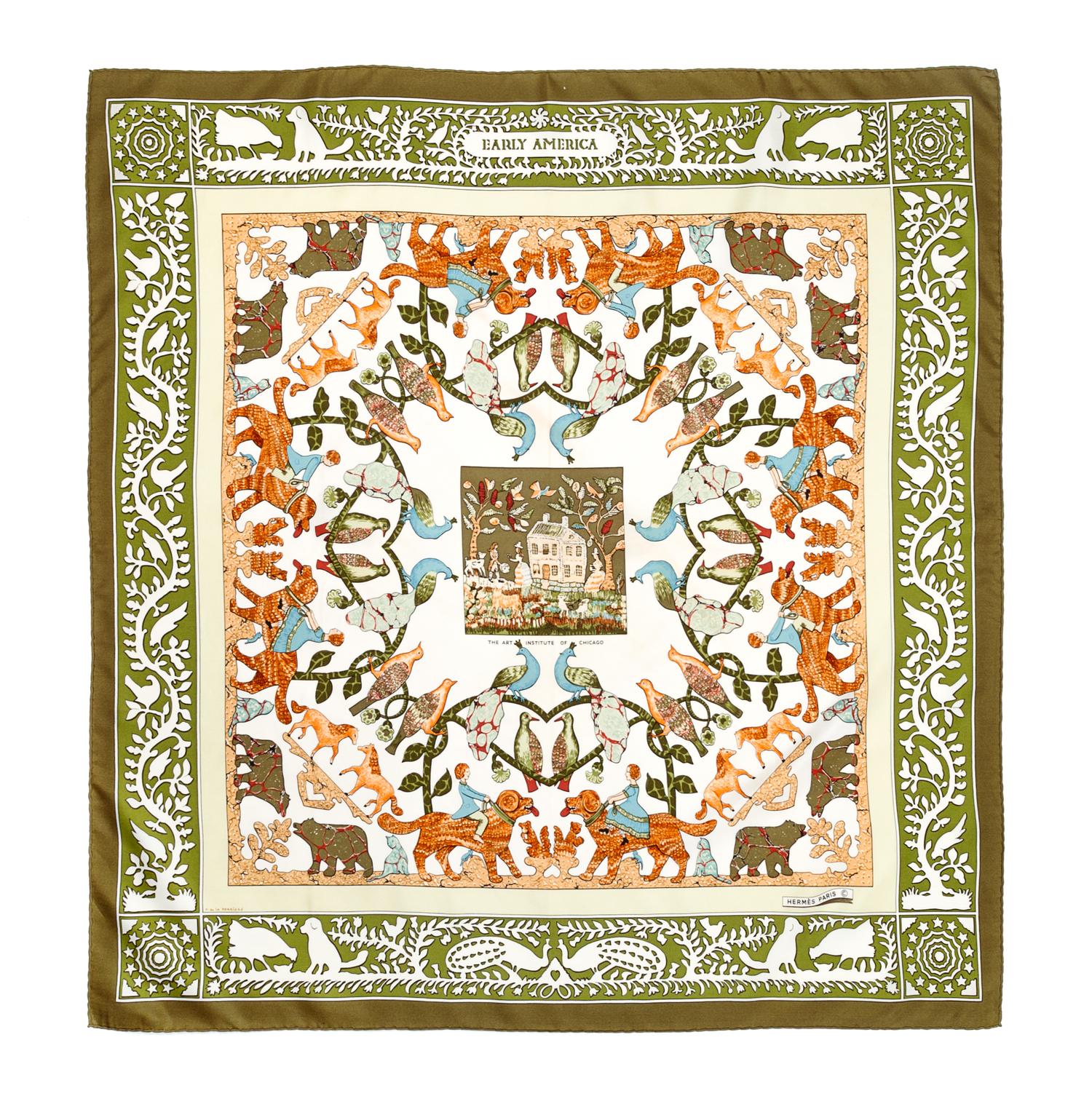 An Hermès 90cm Silk Scarf, 36" x 36".