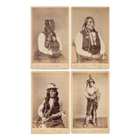 Boudoir Photographs of Ioway, Oglala Sioux, Southern Cheyenne, and Arapaho Chiefs by Shindler, Bell, and Gardner