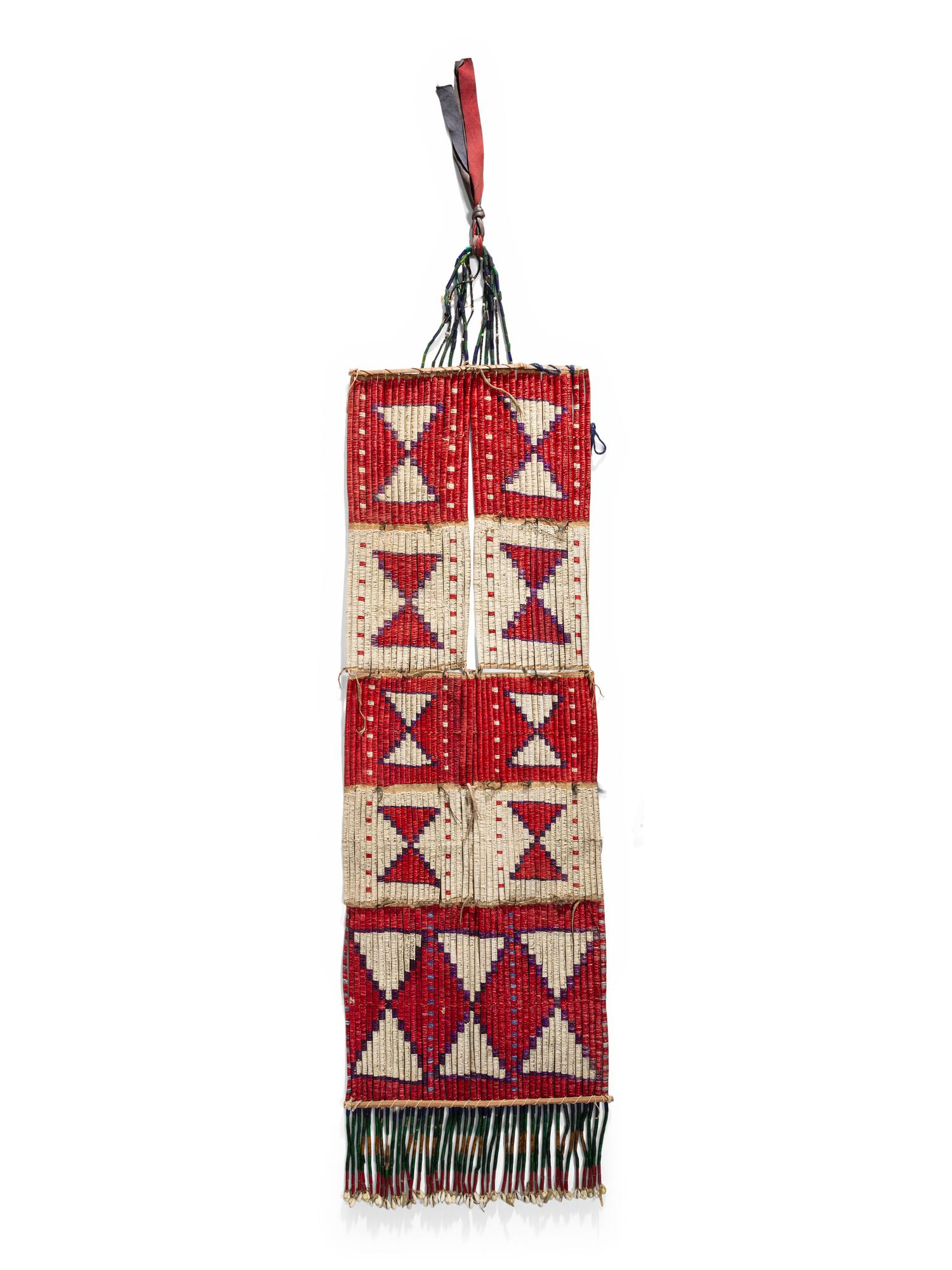 Sioux Woman's Quilled Breastplate