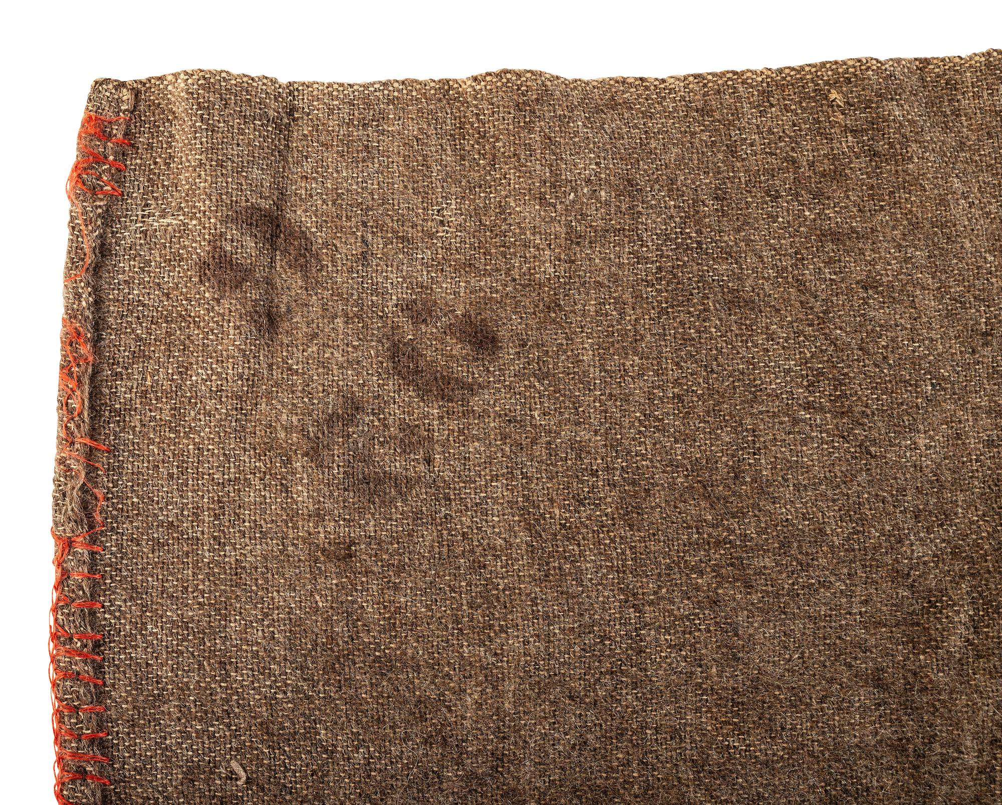 [CIVIL WAR]. Blanket attributed to having been used by 2nd Lieutenant H.B. Sanford, Company G, 92nd New York Infantry.