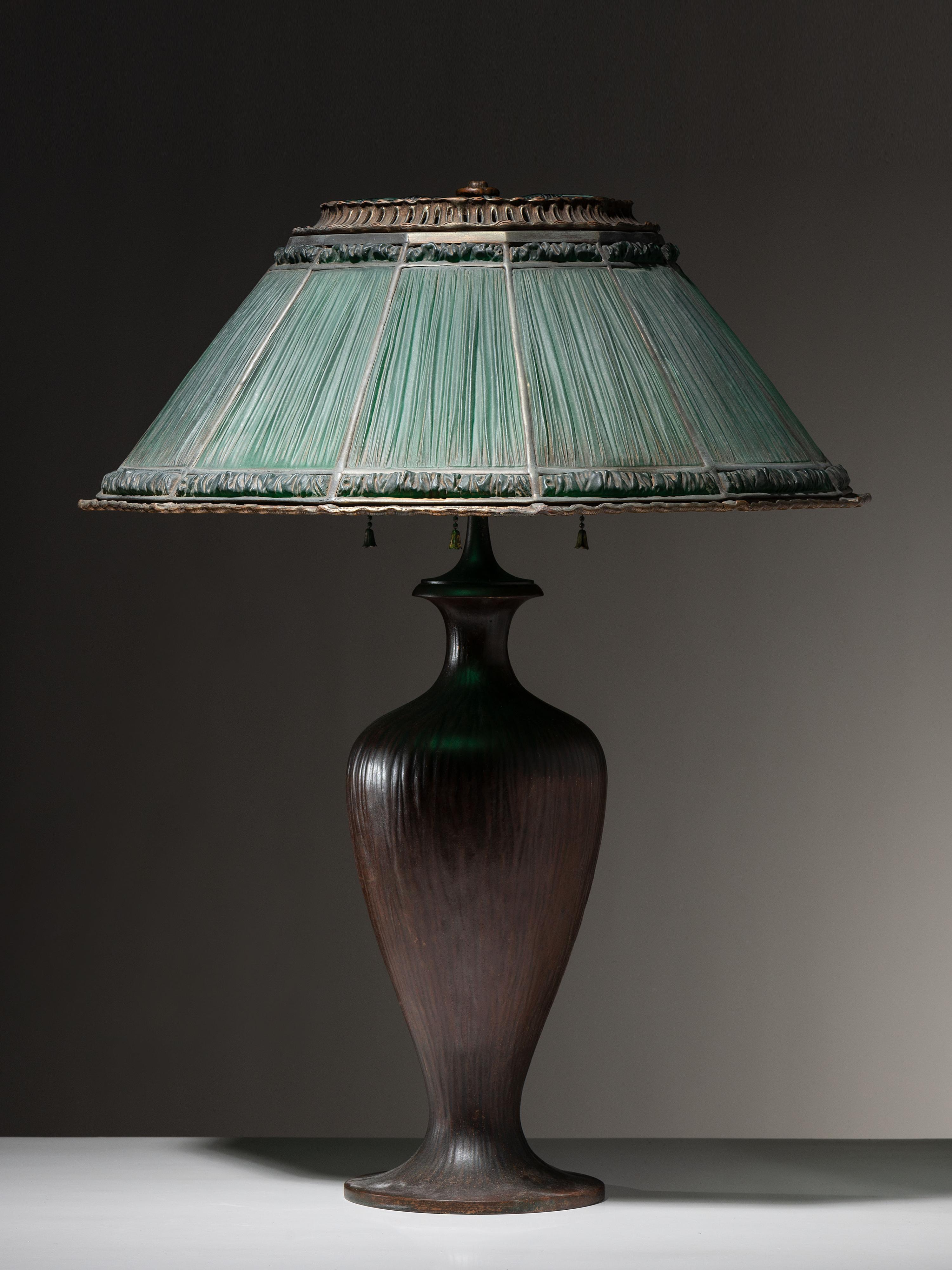 Linenfold Table Lamp