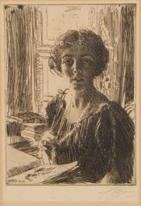 Anders Zorn, (Swedish, 1860-1920), Crown Princess Margaret of Sweden, 1914
