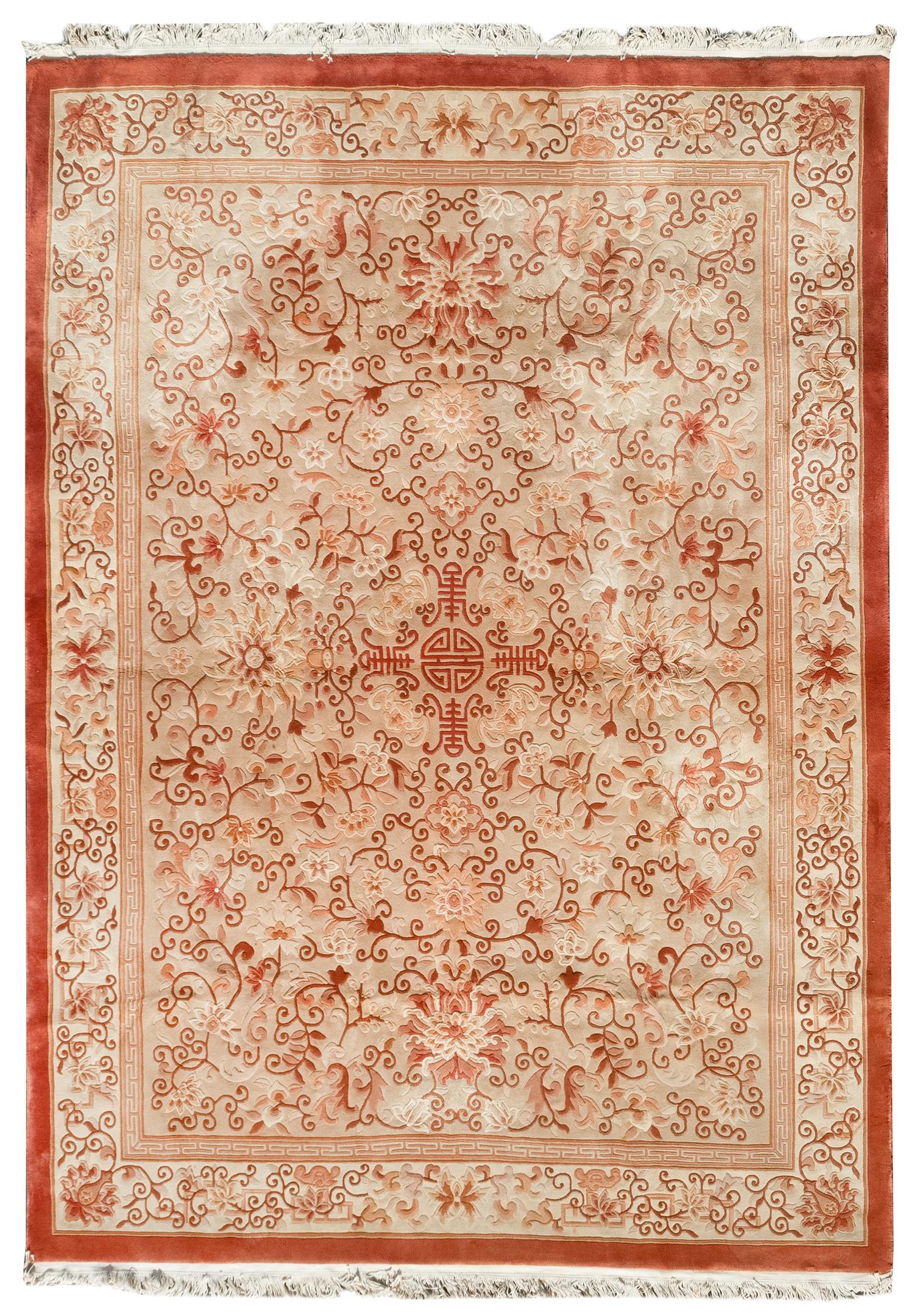 A Chinese Wool Rug 12 feet 2 inches x 9 feet. — CIRCA 1970s