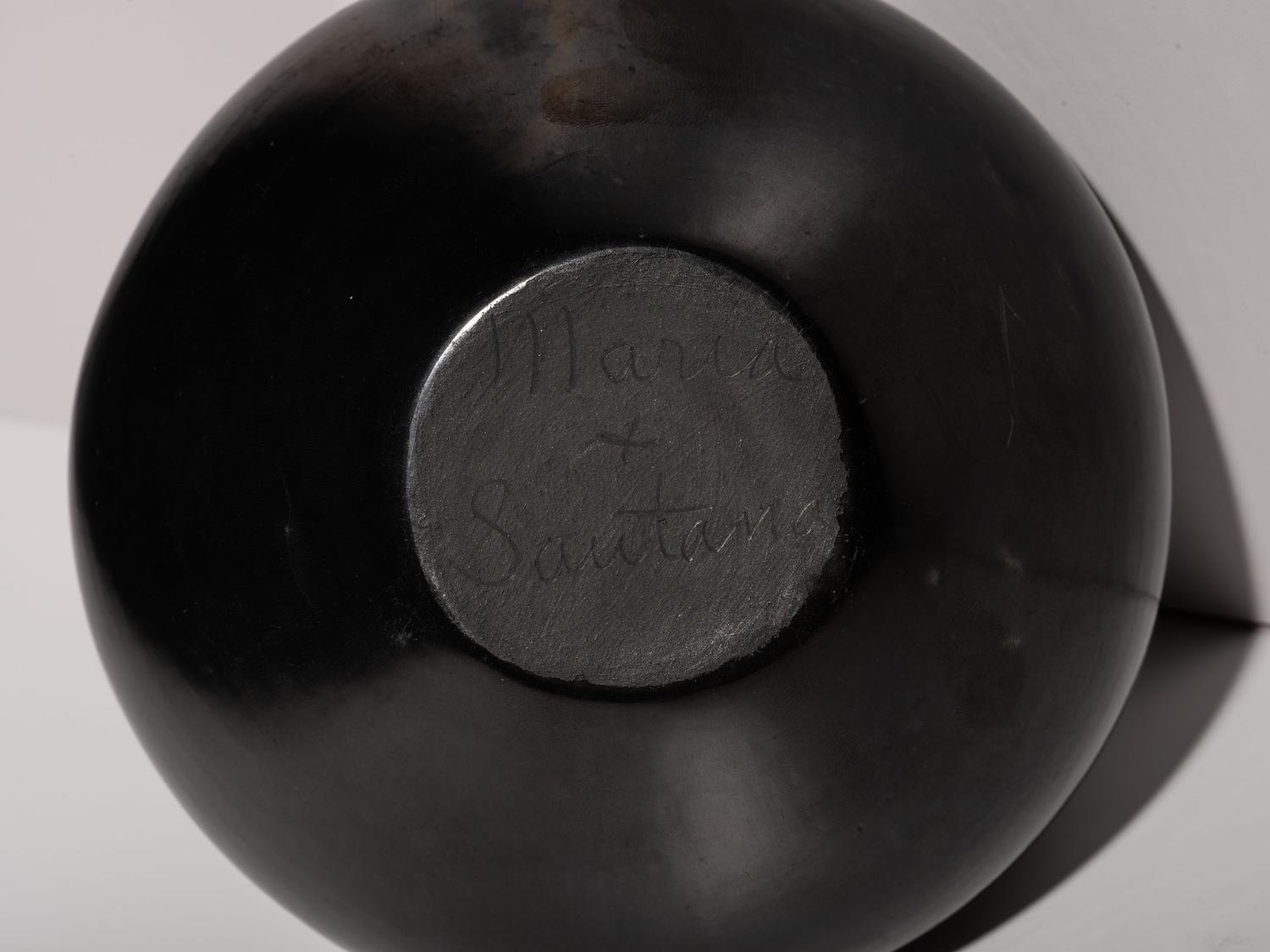 Blackware Jar, with Feathers 1943-1954
