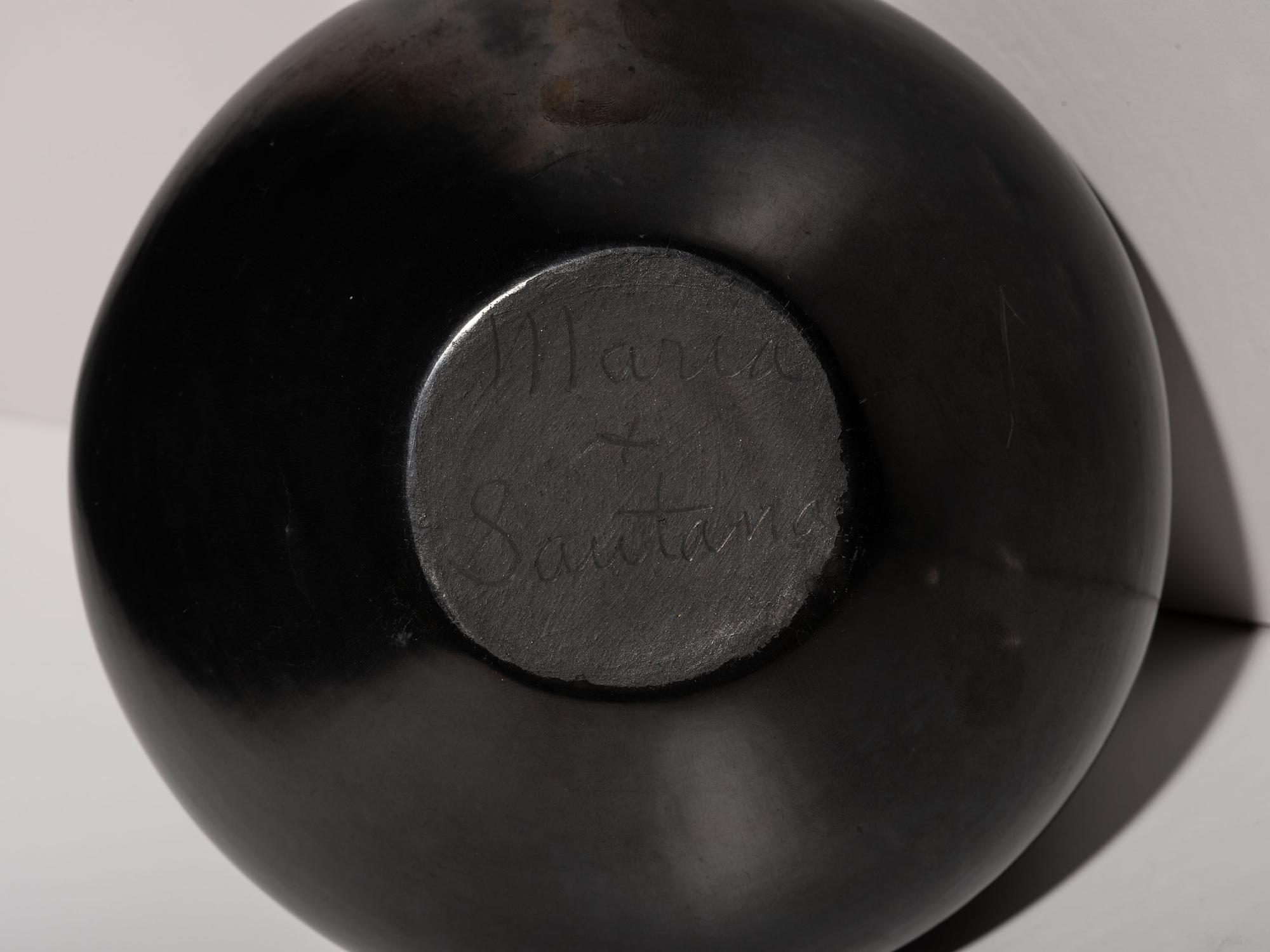 Blackware Jar, with Feathers 1943-1954