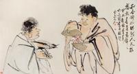 Wang Zhen (Bailong Shanren), (1867-1938), Two Immortals, Hehe Erxian