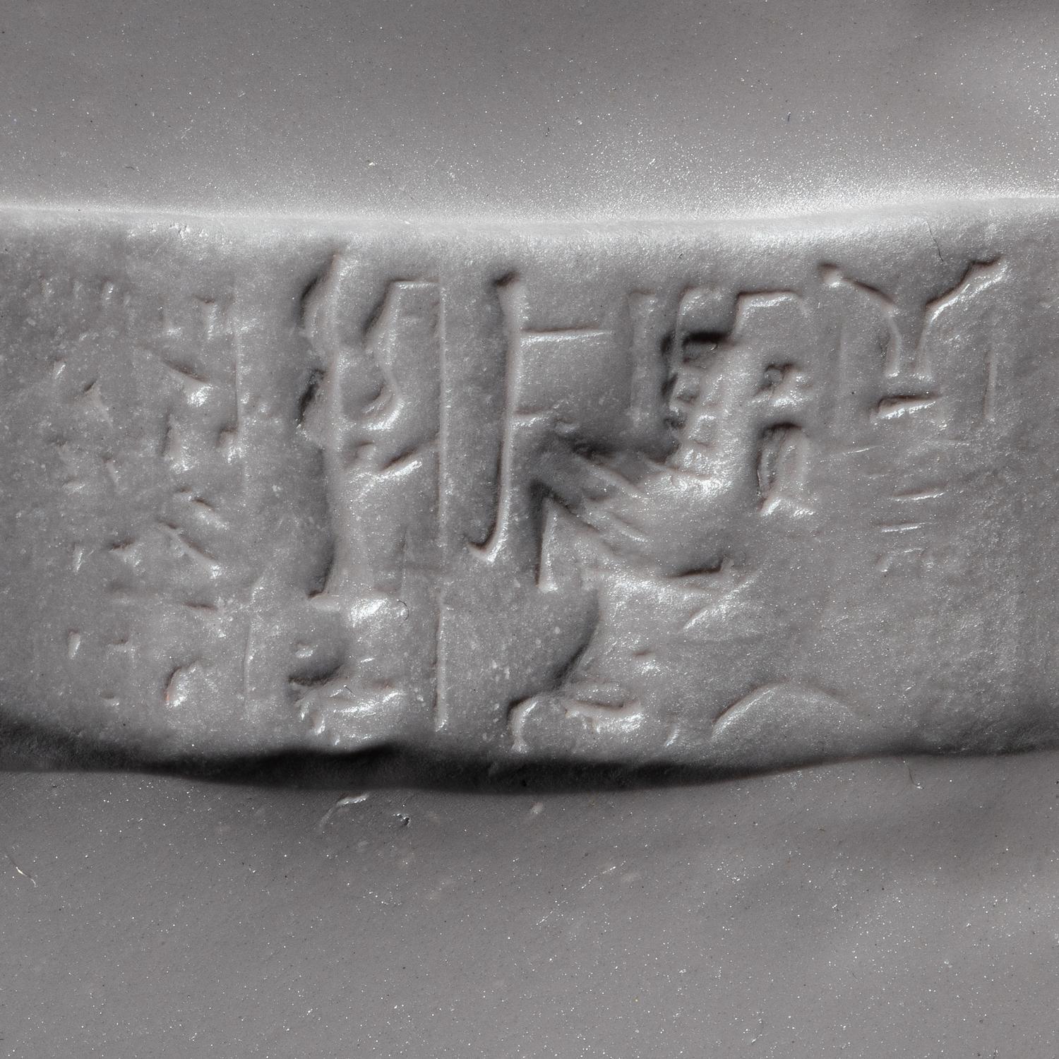 Nine Near Eastern Stone Cylinder Seals