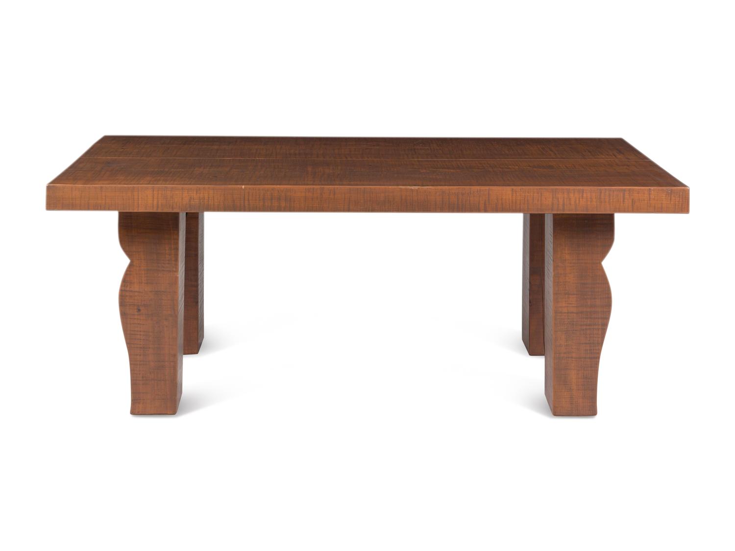 A Contemporary Hardwood Dining Table