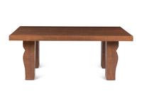 A Contemporary Hardwood Dining Table