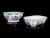 Two Chinese Famille Rose Porcelain Bowls