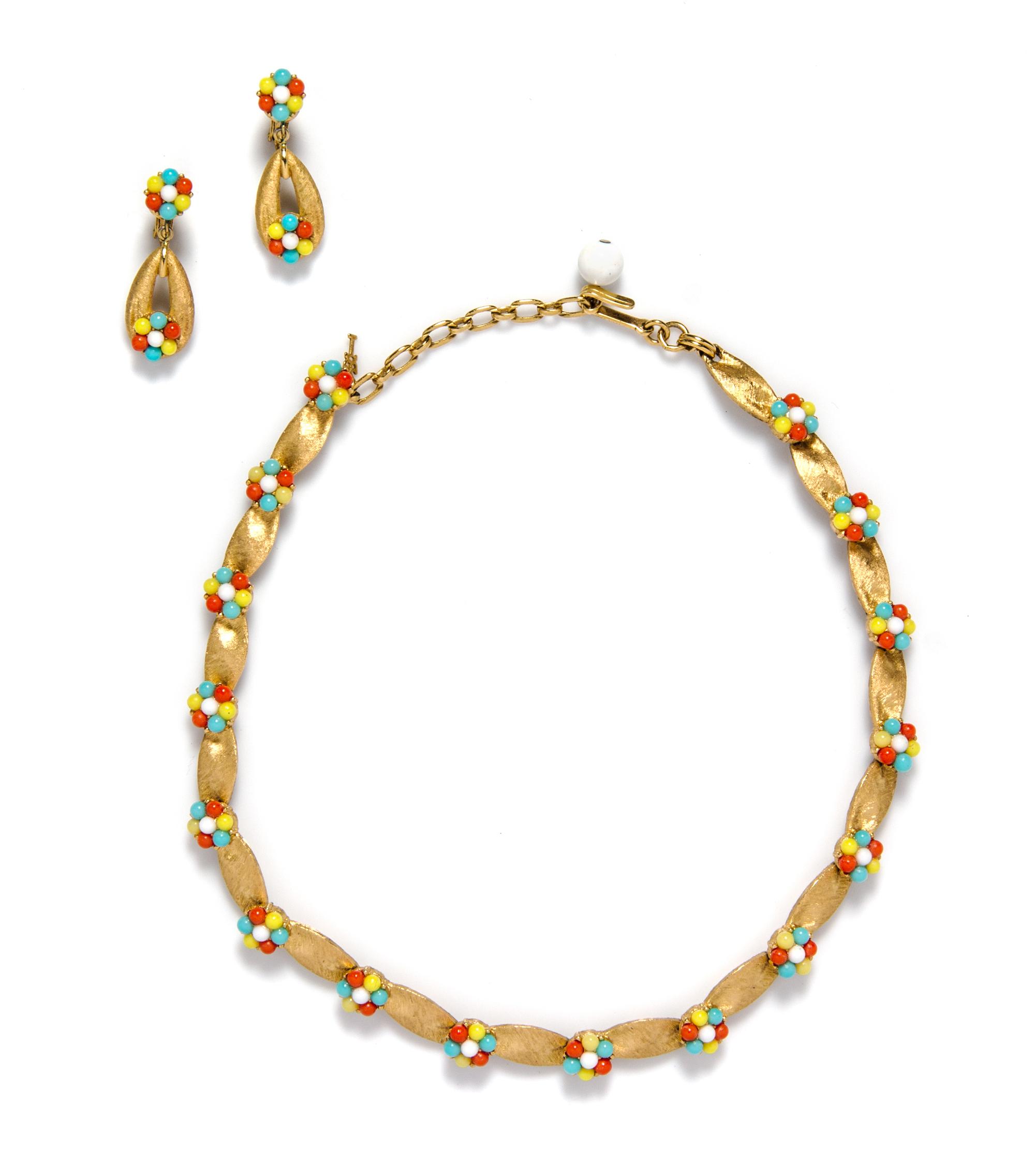 A Group of Trifari Costume Jewelry,