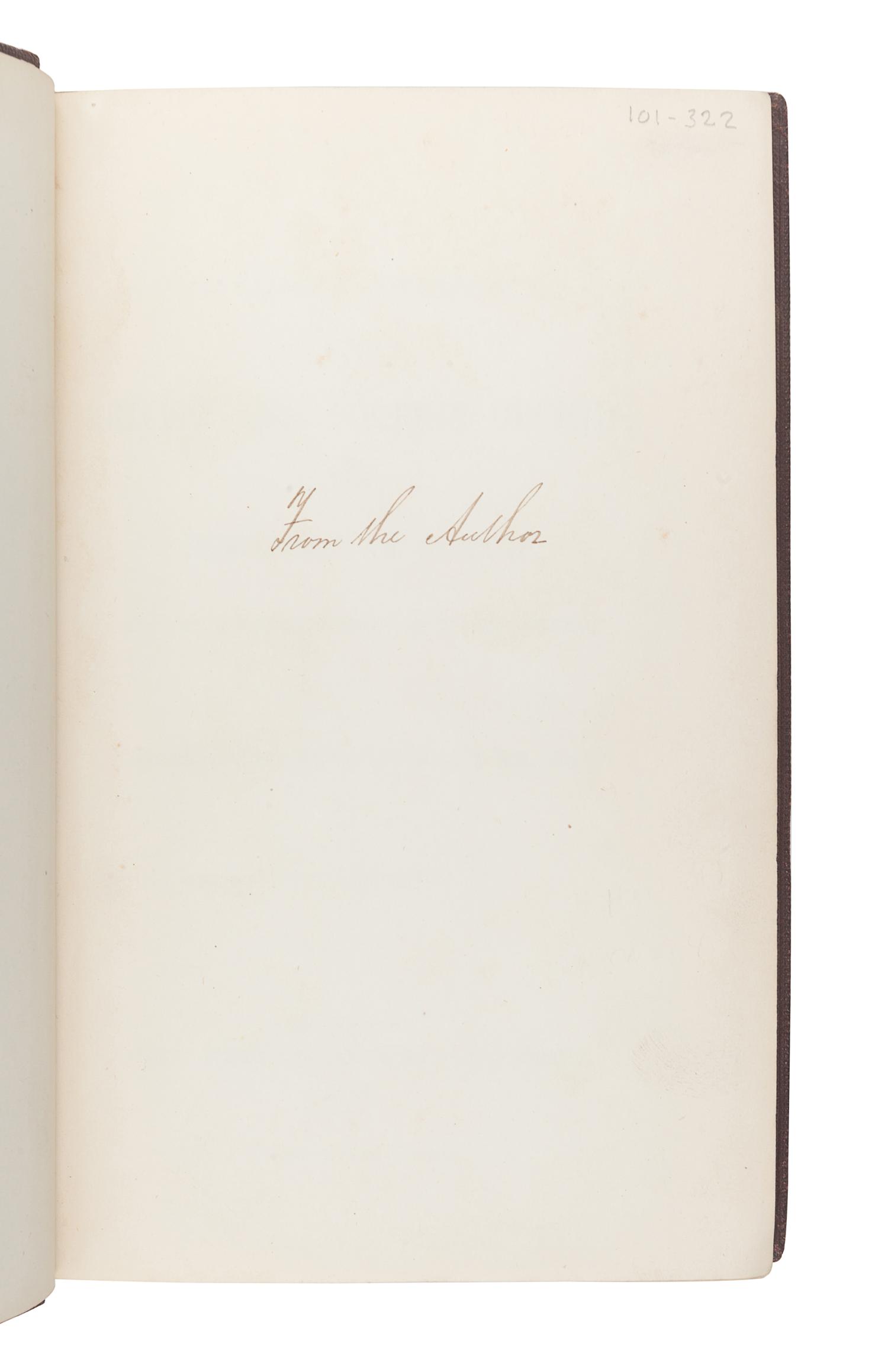 DARWIN, Charles (1809-1882). On the Various Contrivances by which British and Foreign Orchids are Fertilised by Insects, and on the Good Effects of Intercrossing . London: John Murray, 1862.