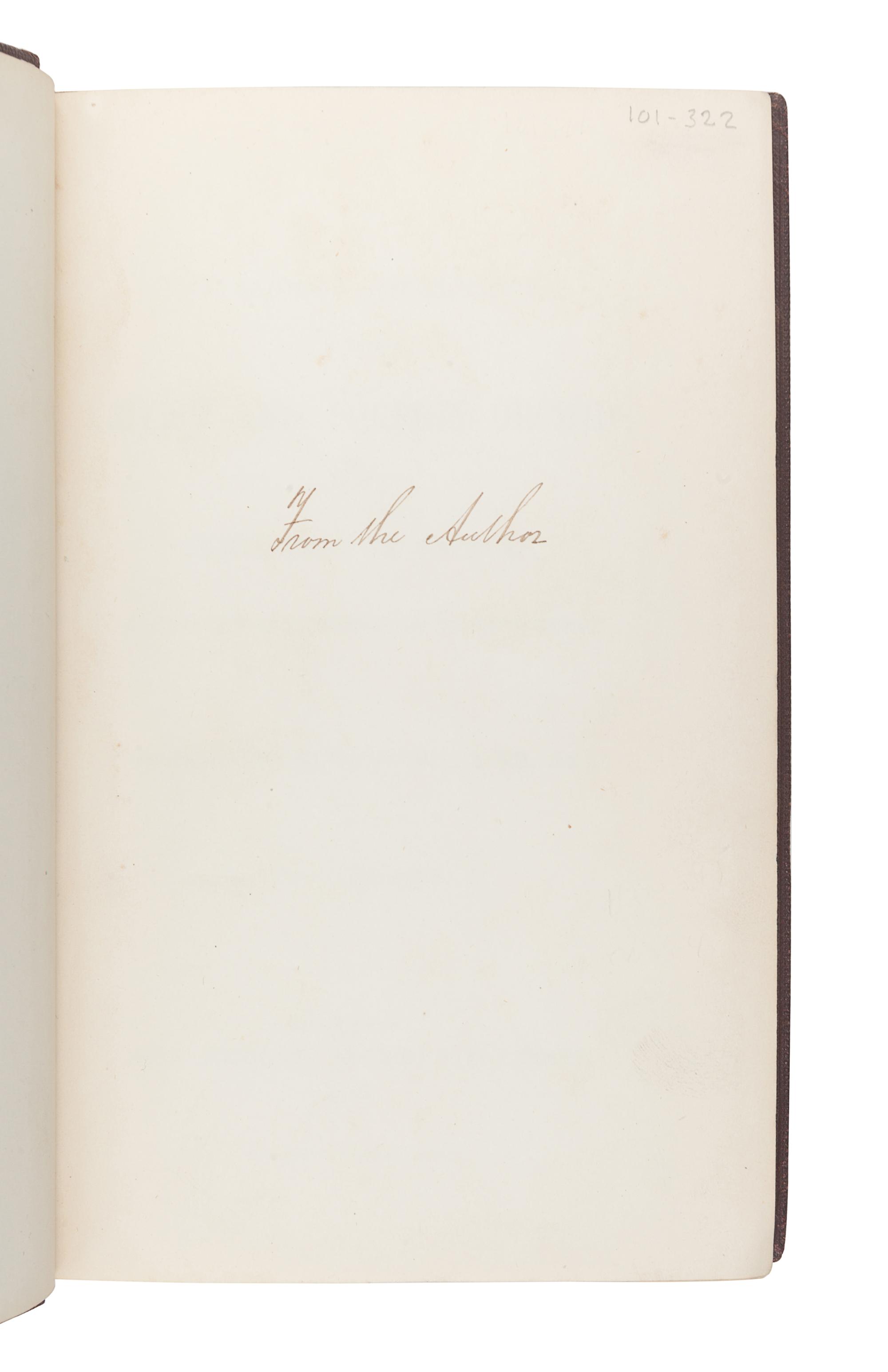DARWIN, Charles (1809-1882). On the Various Contrivances by which British and Foreign Orchids are Fertilised by Insects, and on the Good Effects of Intercrossing . London: John Murray, 1862.