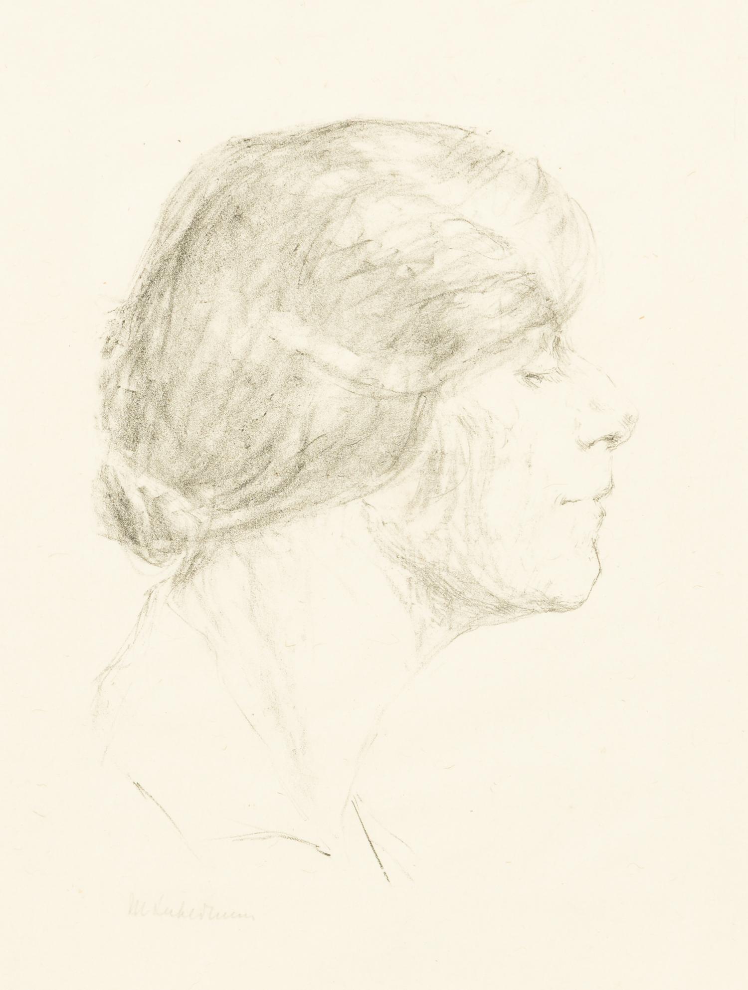 Frauenkopf (from 9 Lithographs )