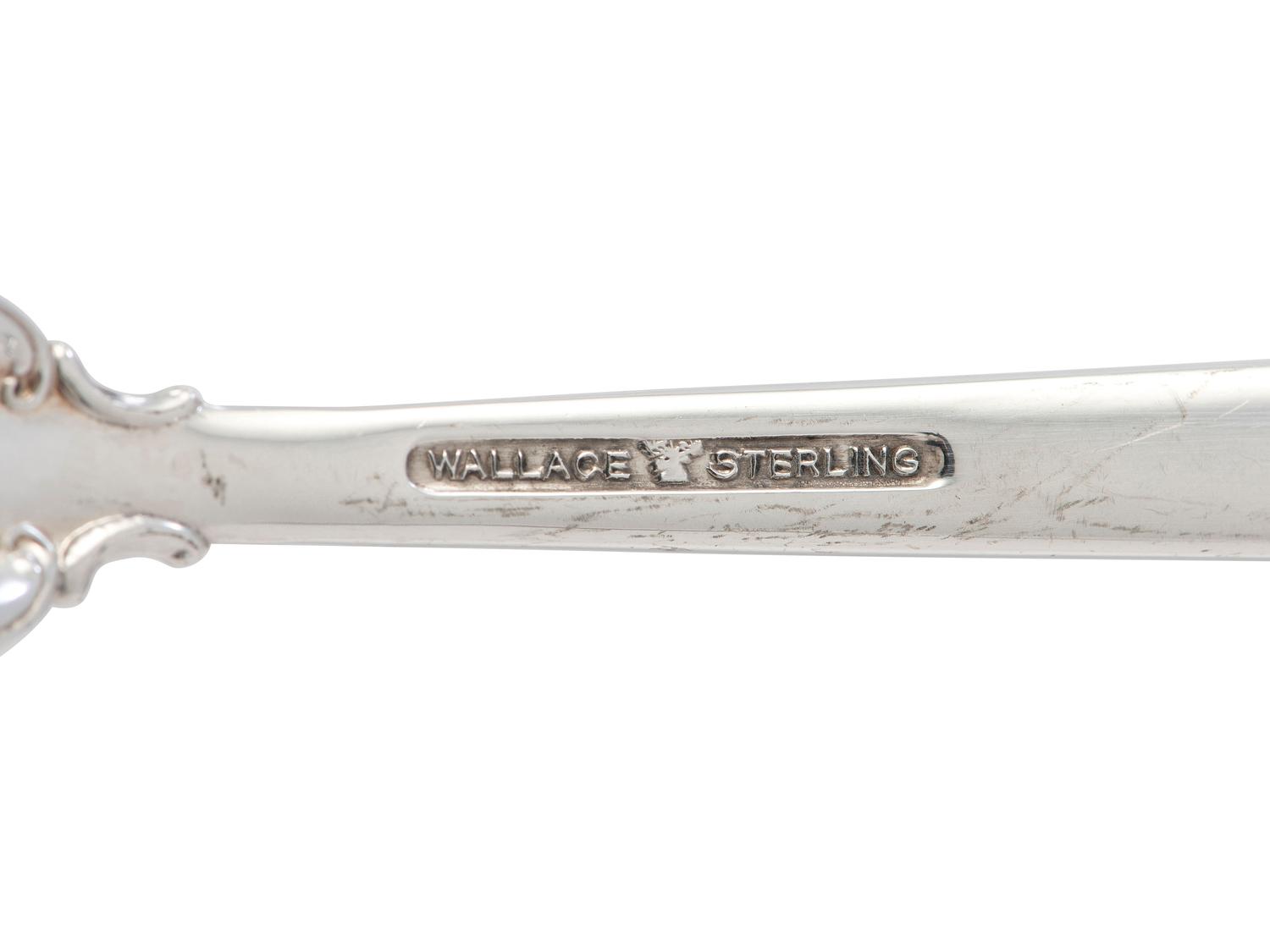 A Wallace Silversmiths Grand Baroque Silver Flatware Service