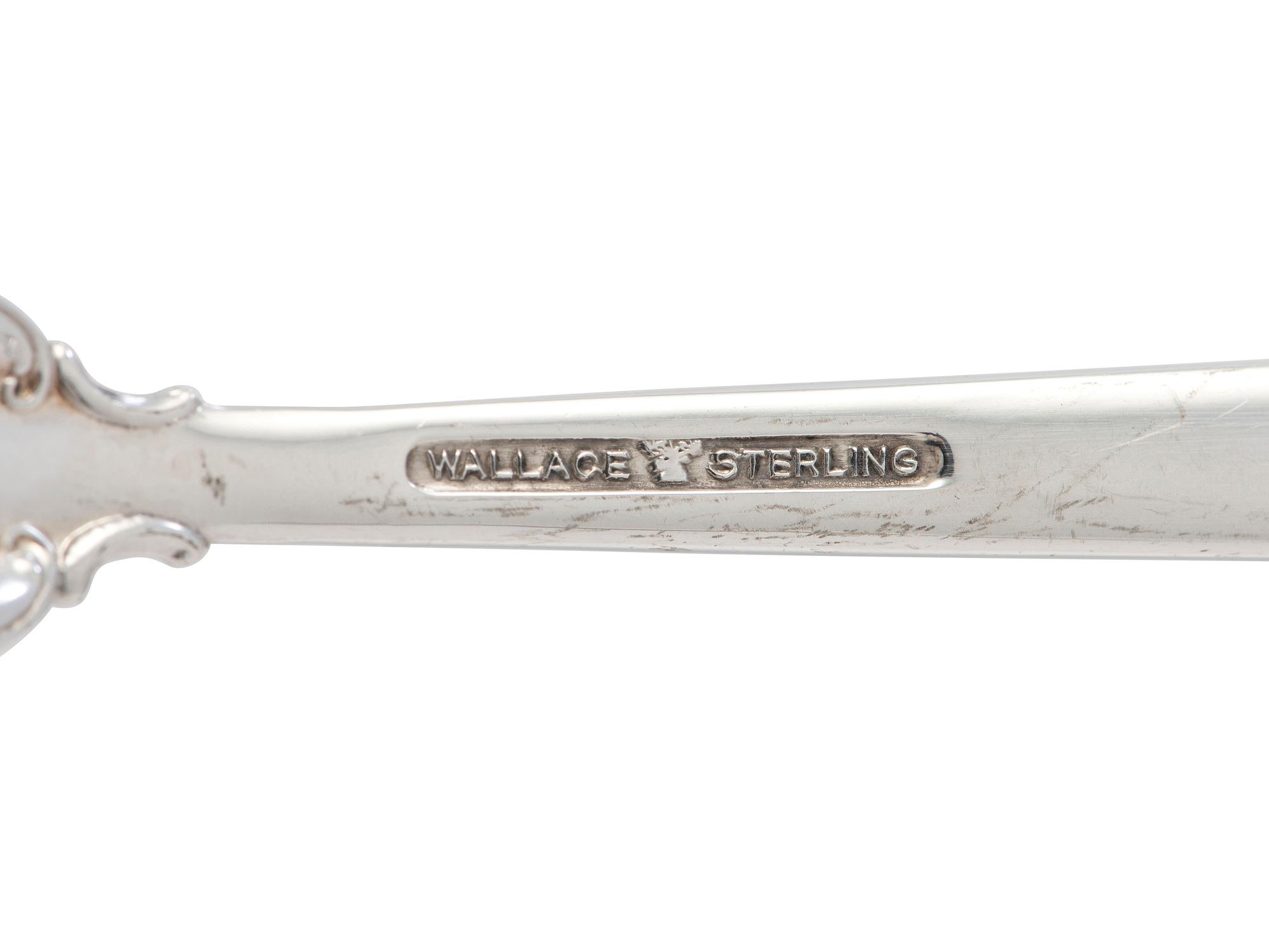 A Wallace Silversmiths Grand Baroque Silver Flatware Service