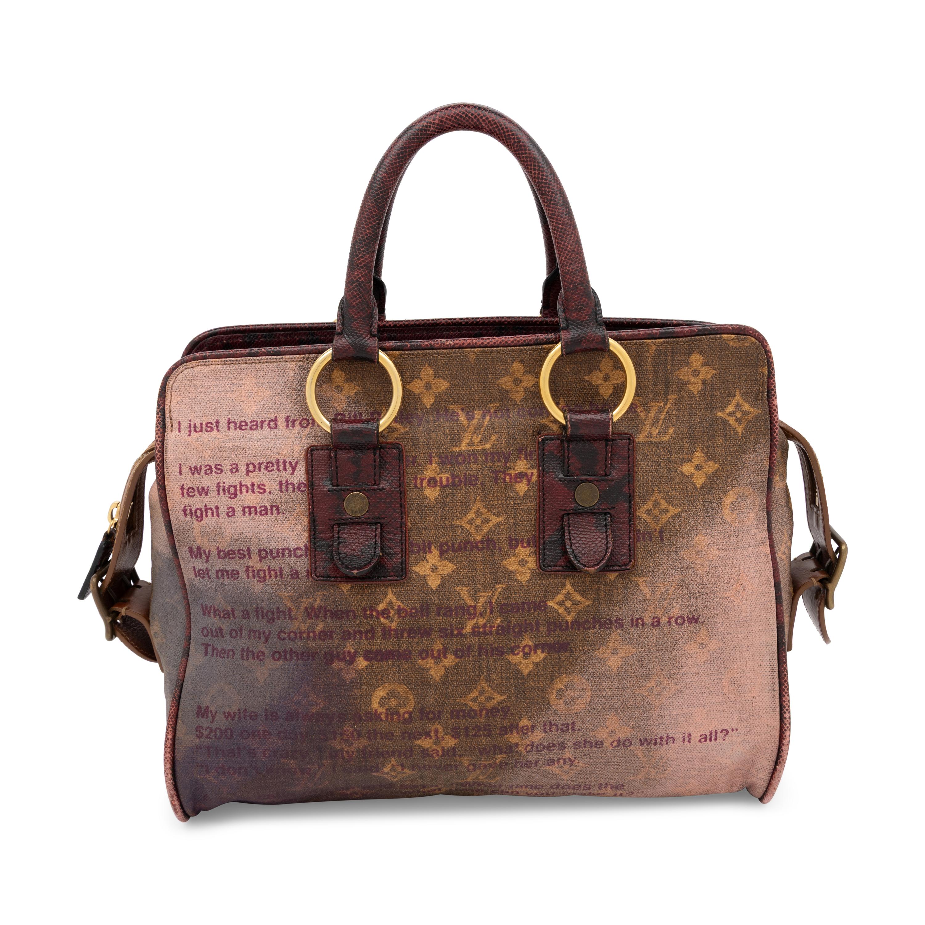 Louis Vuitton x Richard Prince, Limited Edition Graduate Monogram Jokes Bag