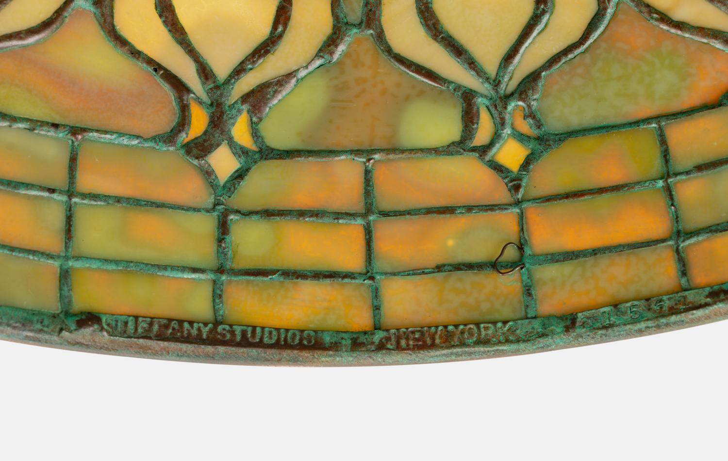 An American Bronze Leaded Table Lamp